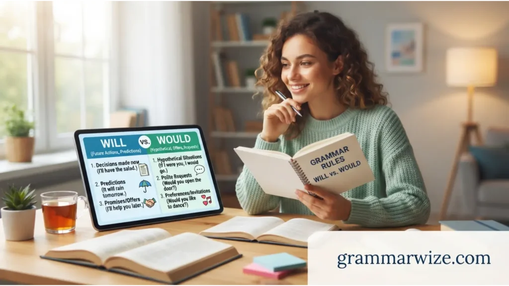 Will vs Would Grammar Rules