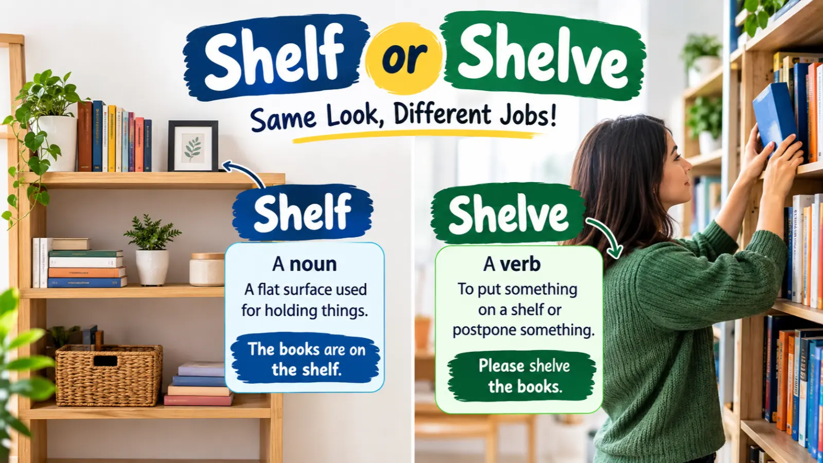 Shelf or Shelve
