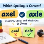 Axel or Axle