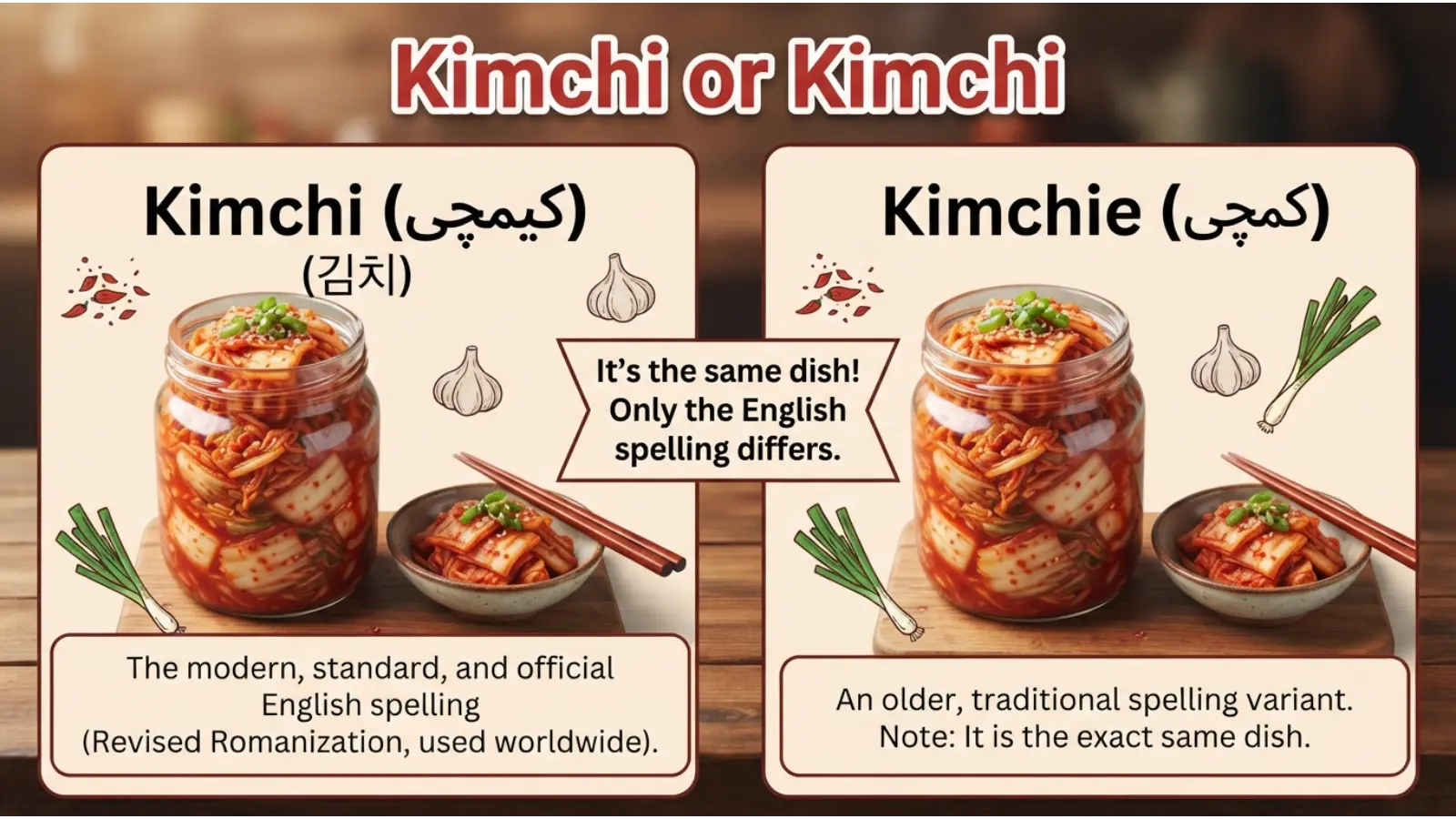 Kimchee or Kimchi