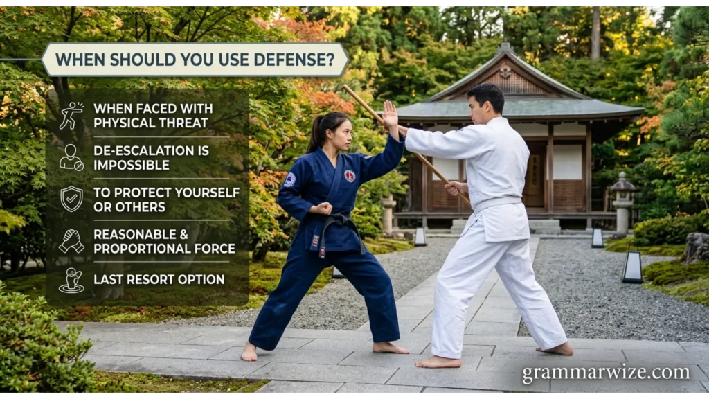 When Should You Use Defense?