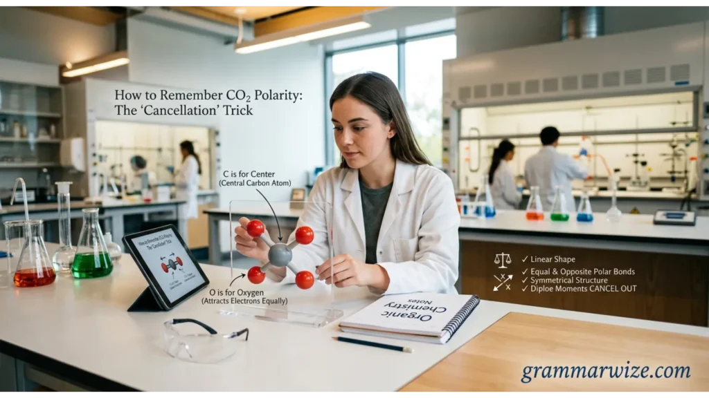 How to Remember CO2 Polarity