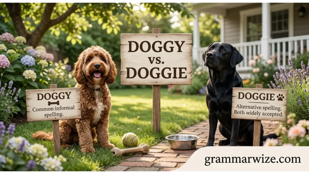 Doggy vs Doggie Comparison
