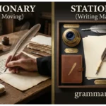 Stationary or Stationery