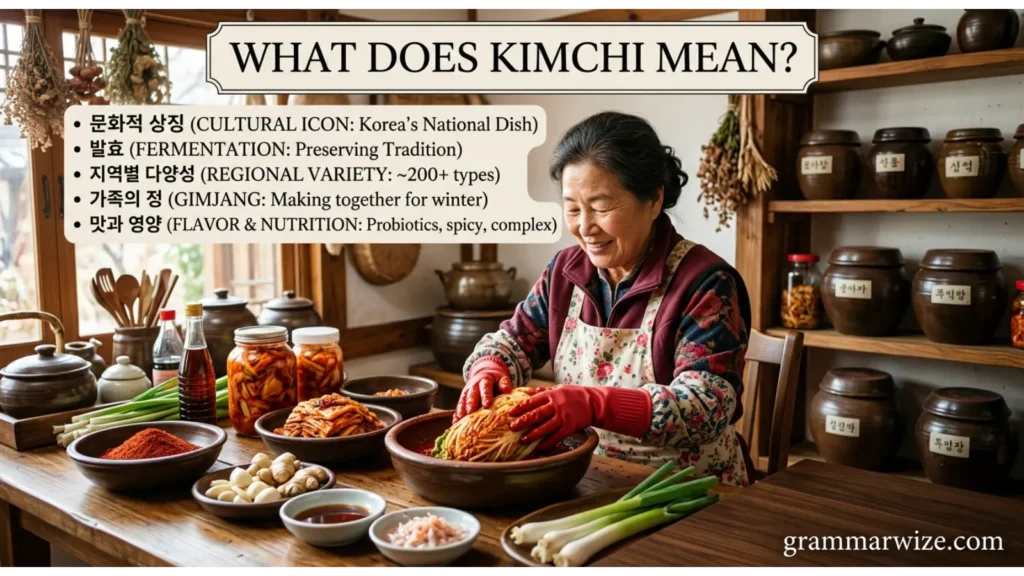 What Does Kimchi Mean?