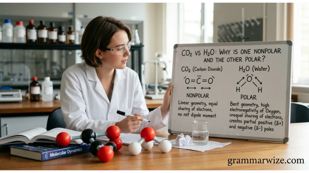 CO2 vs H2O: Why Is One Nonpolar and the Other Polar?