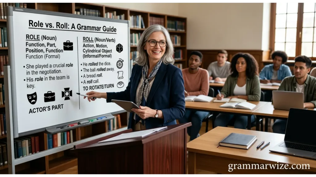 Role or Roll in Formal and Informal English