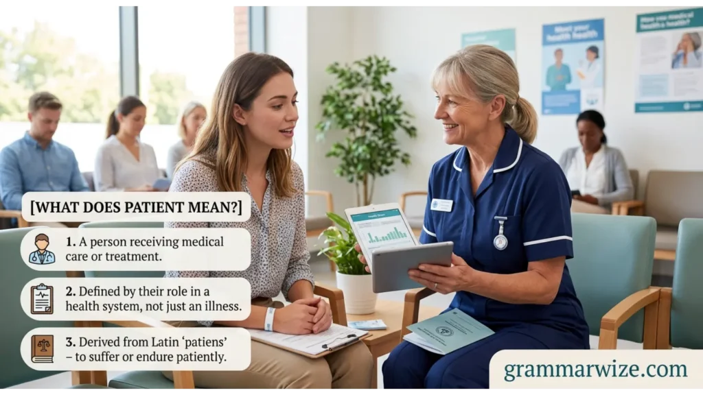 What Does Patient Mean?