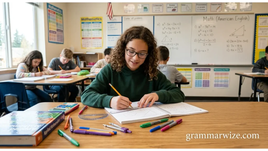 Math or Maths in American English