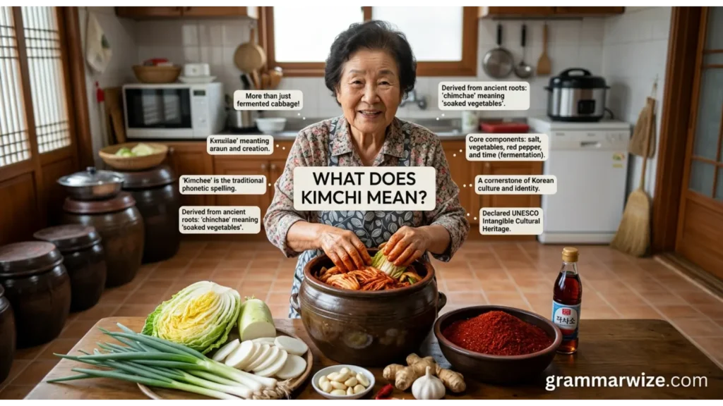 What Does Kimchee Mean?