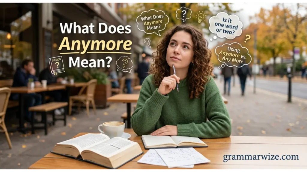 What Does Anymore Mean?