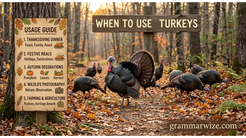 When to Use Turkeys