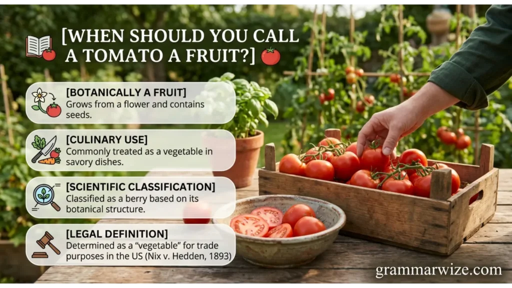 When Should You Call a Tomato a Fruit?