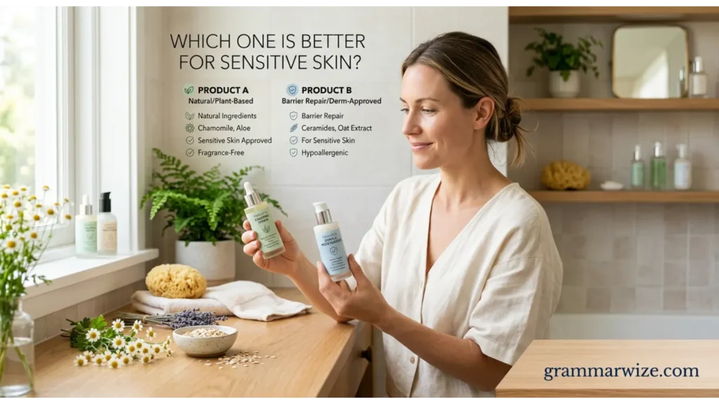 Which One Is Better for Sensitive Skin?