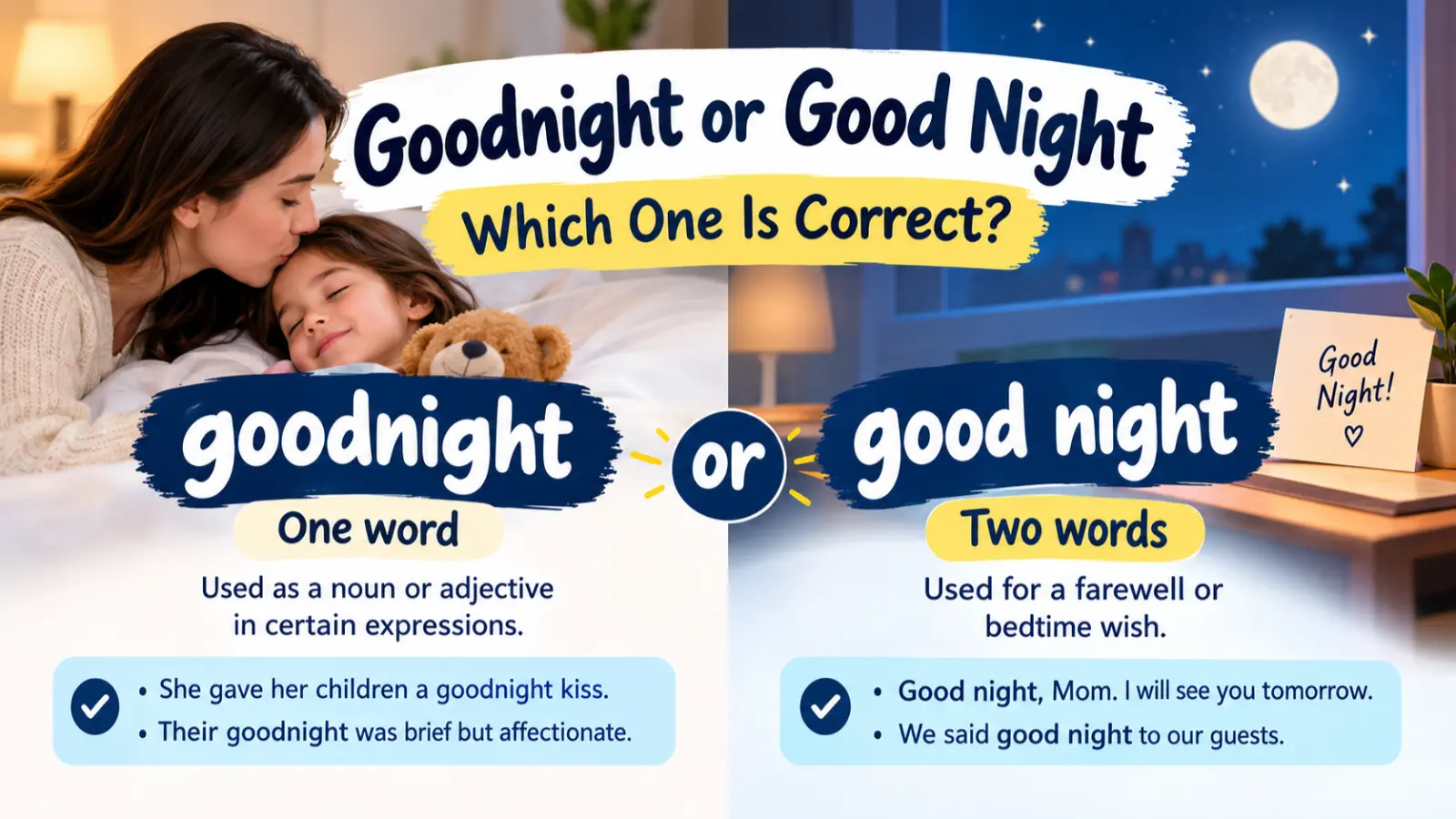 Goodnight or Good Night